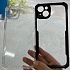 Ốp Lưng iPhone 15 Plus Viền Màu Lưng Trong Suốt Chống Sốc Hiệu Xundd