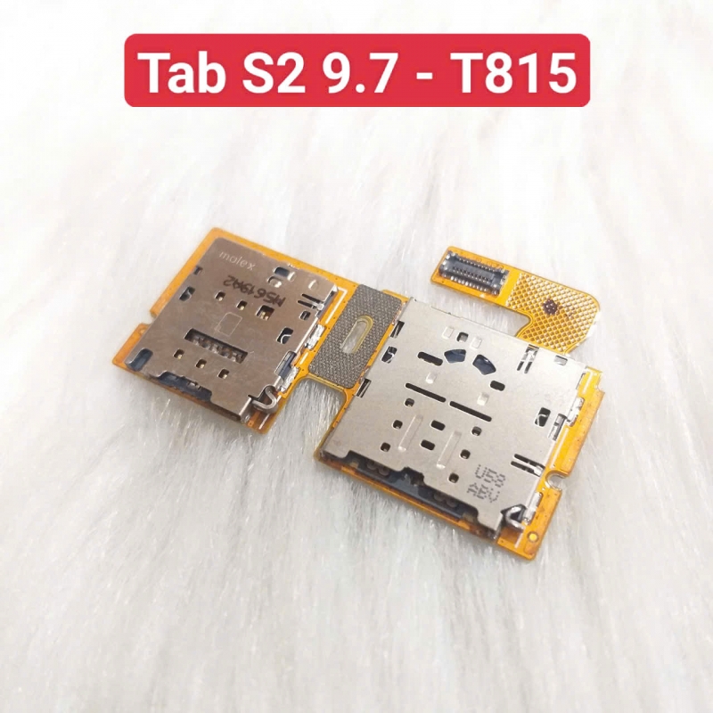 Ổ Sim, Ổ Thẻ Nhớ Samsung Tab S2 9.7 T815 Khi Ổ Sim, Thẻ Nhớ Lỗi,Gãy Không Nhận Thẻ