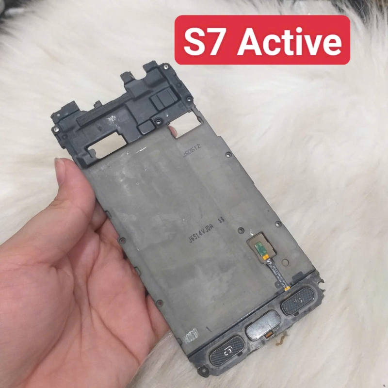 Khung Sườn Benzen Sườn Màn Hình Samsung S7 Active Zin Tháo Máy