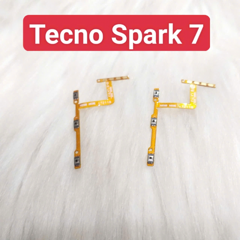 Dây Nút Nguồn Âm Lượng Trong Tecno Spark 7 Liệt Hỏng Thay Lấy Liền