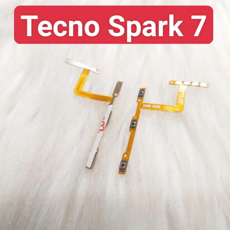 Dây Nút Nguồn Âm Lượng Trong Tecno Spark 7 Liệt Hỏng Thay Lấy Liền