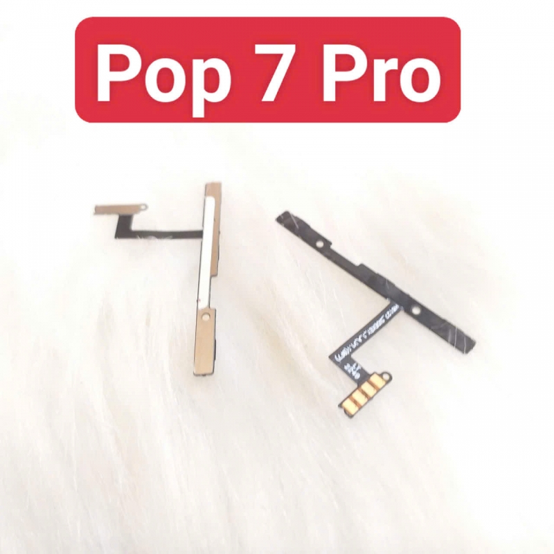 Dây Nút Nguồn Âm Lượng Trong Tecno Pop 7 Pro Liệt Hỏng Thay Lấy Liền