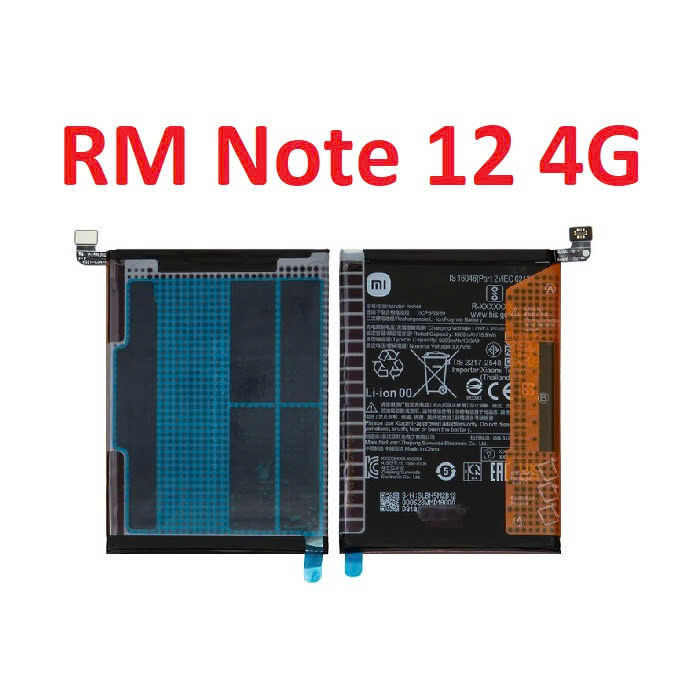 Pin Xiaomi Redmi Note 12 4G BN5M Dung Lượng 5000 mAh Zin New Thay Lấy Liền