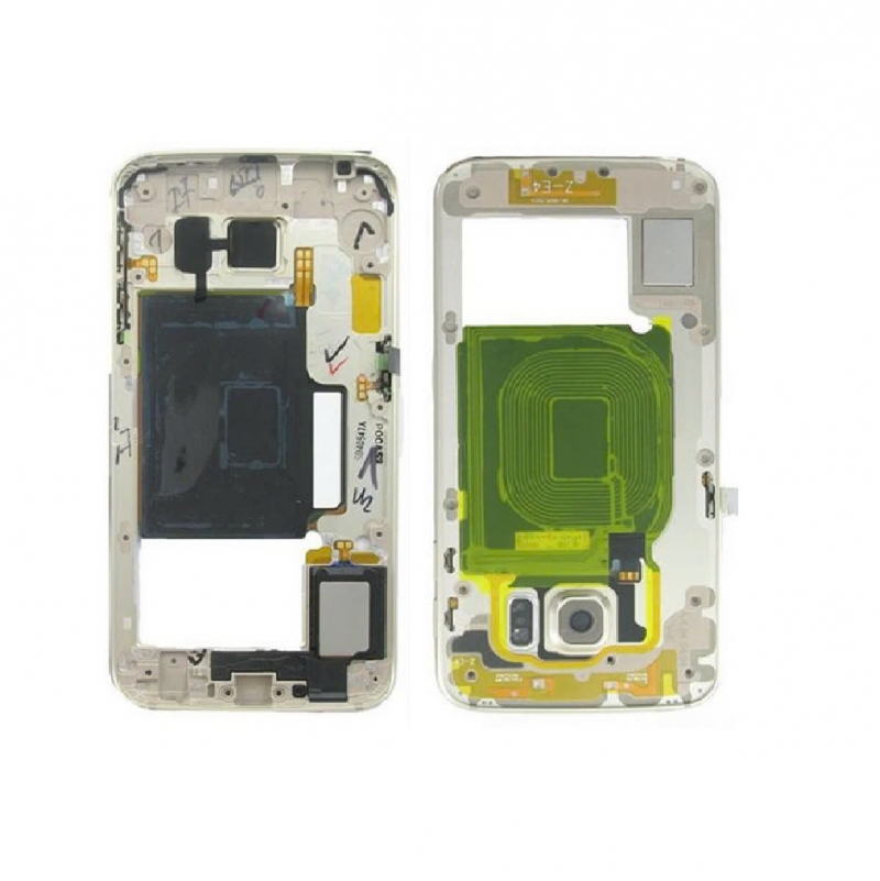 Khung Sườn Benzen Sườn Màn Hình Samsung S6 G920 Zin Tháo Máy