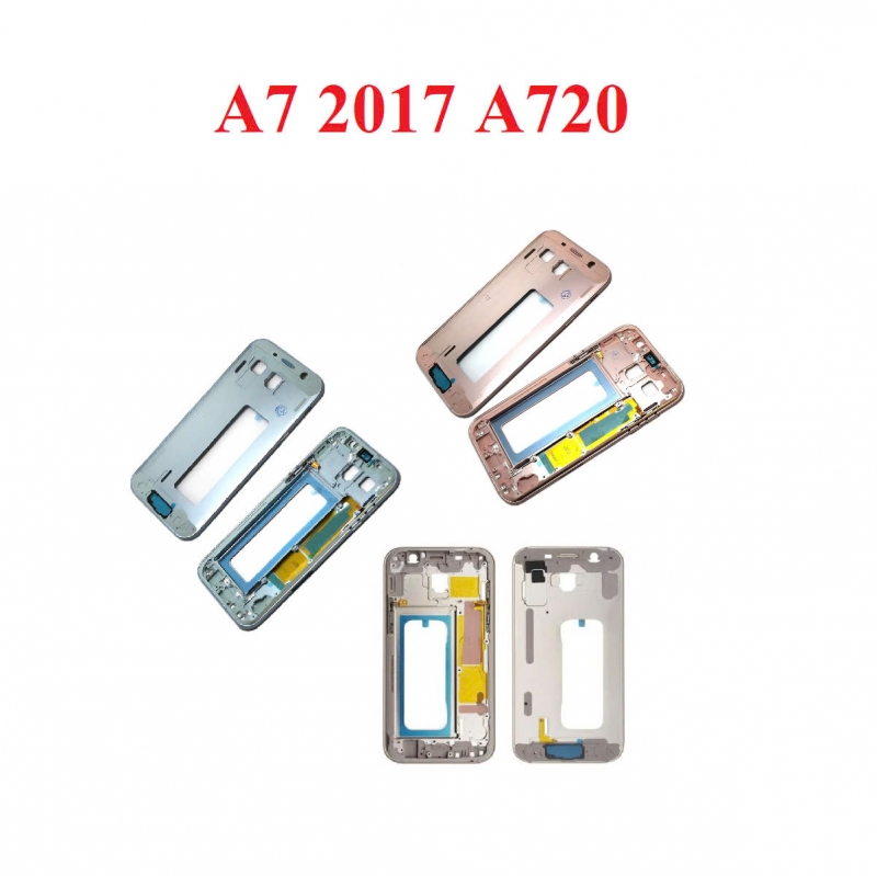 Khung Sườn Benzen Sườn Màn Hình Samsung A7 2017 Zin Tháo Máy
