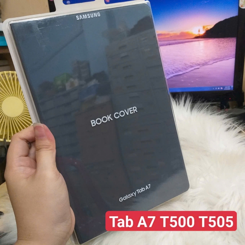 Bao Da Samsung Galaxy Tab A7 Book Cover T500 T505 Zin Hãng