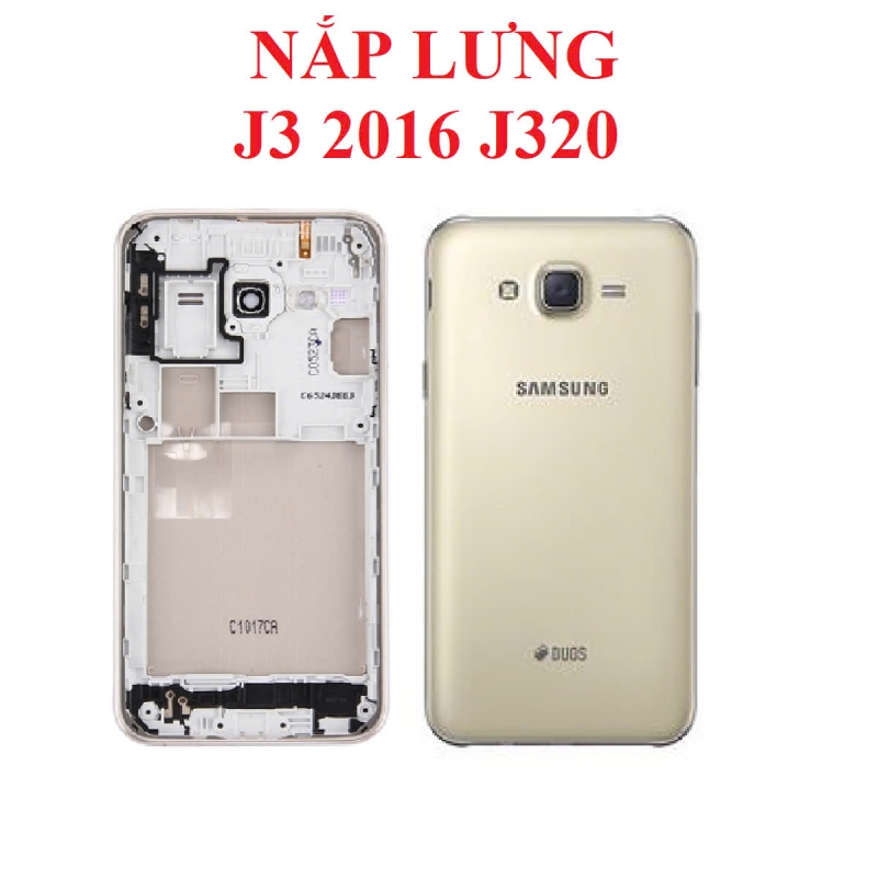 Nắp Lưng, Khung Sườn Samsung Galaxy J3 2016 J320 Zin Tháo Máy