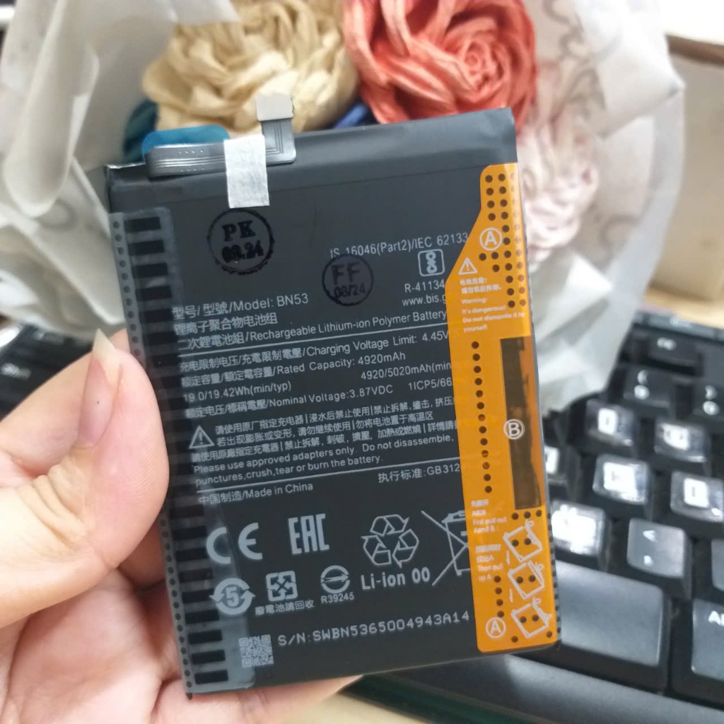 Pin Redmi Note 10 Pro BN53 Dung Lượng 5020mAh Thay Lấy Liền