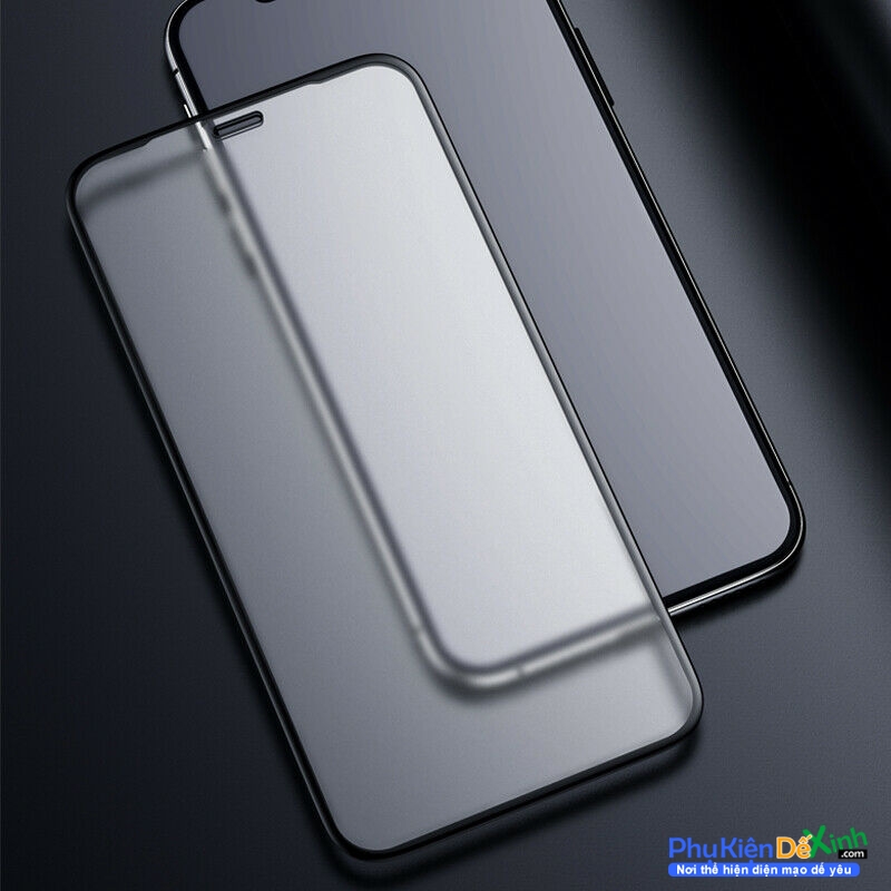 Kính Cường Lực iPhone 11 Pro Max Benks VPro Full Màn Nhám Mờ có khả năng chống dầu, hạn chế bám vân tay, lớp nhám mờ cảm giác lướt cũng nhẹ nhàng, thích thú hơn.