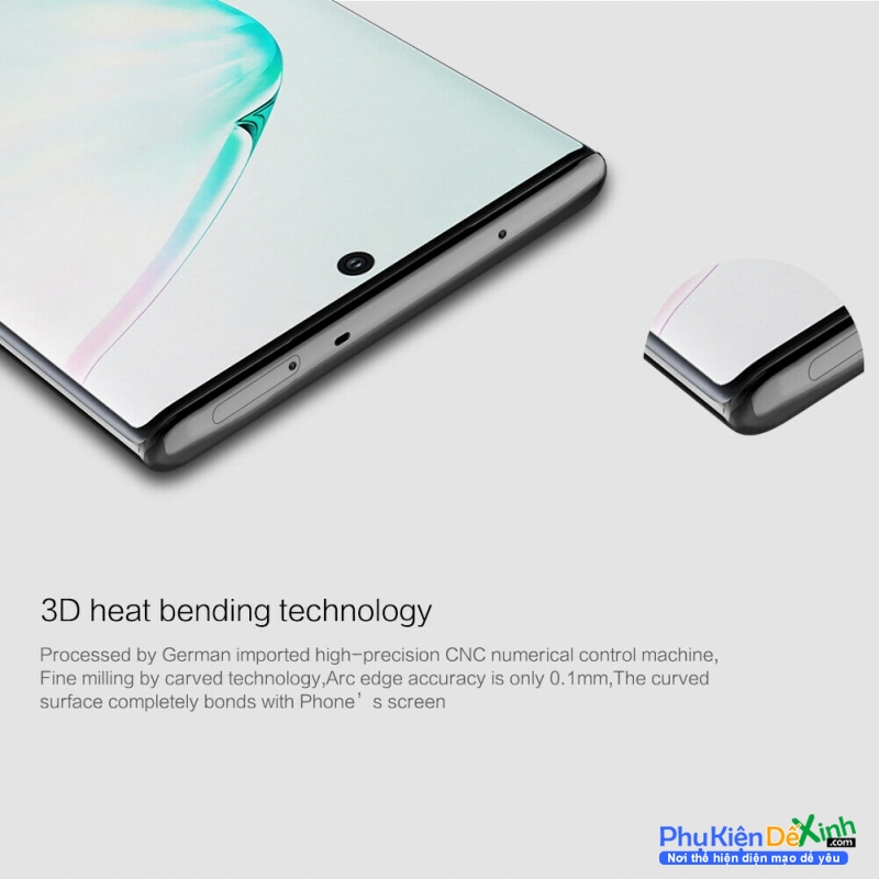 Kính Cường Lực Full Màn Samsung Galaxy Note 10 5G Nillkin 3D CP+ Max là sản phẩm mới nhất của hãng Nillkin chịu lực tốt, khả năng chống va đập cao, bảo vệ màn hình luôn như mới