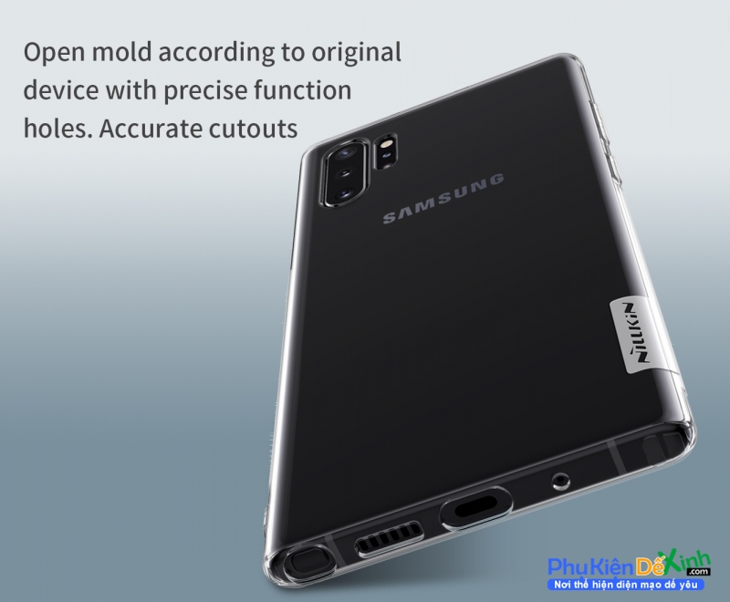 Ốp Lưng Samsung Galaxy Note 10 Plus Dẻo Trong Suốt Hiệu Nillkin được sản xuất tại Hokong, là sản phẩm thương hiệu lớn củaNillkin.
