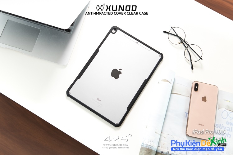 Ốp Lưng iPad Air 3 Hiệu Xundd Viền Màu Mặt Lưng Trong Suốt Với mặt lưng từ nhựa PC trong suốt giữ nguyên màu máy. Viền nhựa TPU mềm màu sắc hài hòa, tạo điểm nhấn ấn tượng.