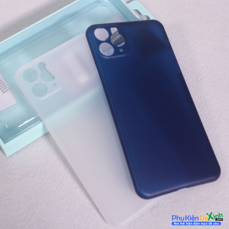 Ốp Lưng iPhone 11 Pro Hiệu Memumi Mỏng Dạng Nhám Mờ Cao Cấp được làm bằng silicon siêu dẻo nhám và mỏng có độ đàn hồi tốt, nhiều màu sắc mặt khác có khả năng chống trầy cầm nhẹ tay chắc chắn.