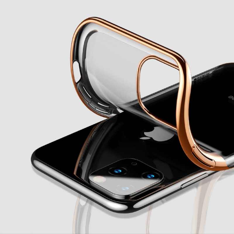 Ốp Lưng iPhone 11 Pro Hiệu Baseus Dẻo Viền Màu Chính Hãng thiết kế mặt lưng trong suốt hoàn toàn lộ nguyên mặt lưng của máy đẹp và sang hơn khi điểm nhấn là lớp viền màu bóng sắc sảo.