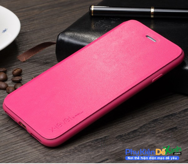 Bao Da iPhone 8 Dạng Da Hiệu FibX- Level Chính Hãng Là Thương Hiệu Mới Được Sản Xuất Và Làm Bằng Chất Liệu Da Nắp Sau Là Nhựa PU Cao Cấp, Thiết Kế Da Sần Sang Trọng.
