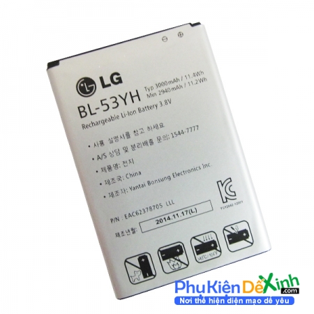 Địa Chỉ Pin LG G3 F400 D855 LG Mã Pin BL-53YH ORIGINAL BATTERY Chính Hãng Pin LG G3 Pin LG F400 Pin LG D855 LG Mã Pin LG BL-53YH Giá Rẻ Được Chúng Tôi Bảo Hành Chu Đáo 1 Đổi 1