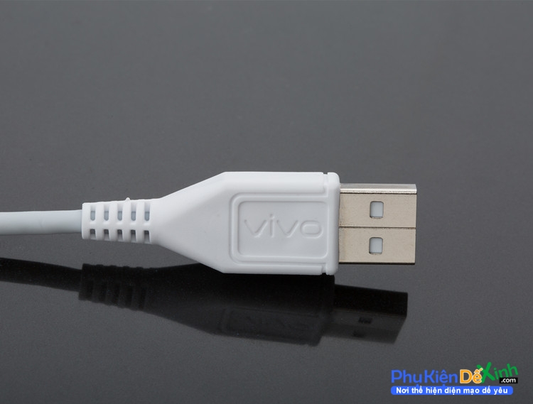 Dây Cáp Sạc Vivo Mico USB Chính Hãng cung cấp mức năng lượng cao hơn rất nhiều, lên đến 5V và 2A, so với mức 5V và 1,8A của phiên bản USB trước đó.