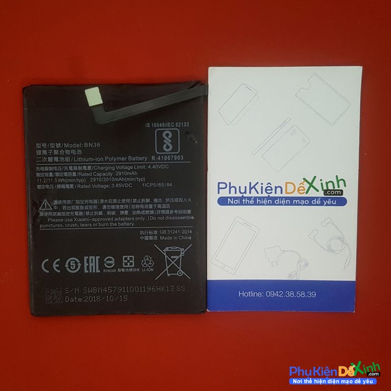 Thay Pin Xiaomi Mi 6X Chính Hãng Lấy Ngay Tại HCM ✅ Pin được nhập chính hãng ✅ Bảo hành lâu 1 đổi 1 ✅ Giao Hàng Nhanh Toàn Quốc
