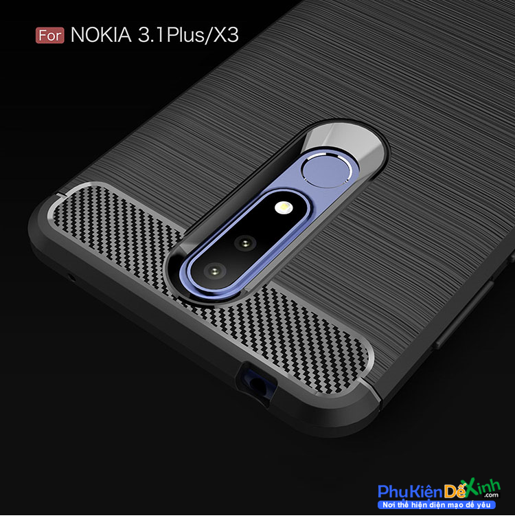 Ốp Lưng Nokia 3.1 Plus Chống Sốc Hiệu Likgus Giá Rẻ được làm bằng chất liệu TPU mềm giúp bạn bảo vệ toàn diện mọi góc cạnh của máy rất tốt lớp nhựa này khá mỏng bên ngoài kết hợp thêm bên trên và dưới dạng carbon ...