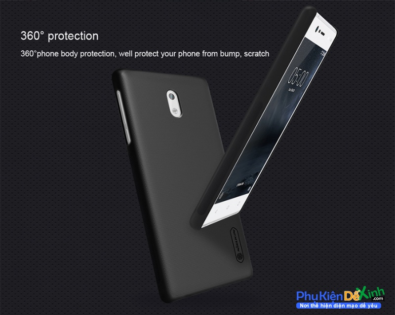 Ốp Lưng Nokia 3 Hiệu Nillkin Chính Hãng được làm bằng nhựa Polycarbonat có khả năng đàn hồi tốt, không bị giòn và khả năng chống trầy xước tốt trong nhưng va chạm.