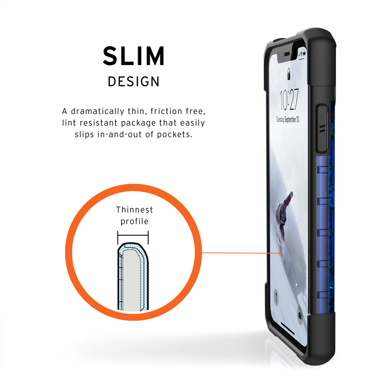 Ốp Lưng iPhone 11 UAG Plasma Chính Hãng là ốp thương hiệu nổi tiếng từ USA thiết kế mặt lưng nhựa cứng, chống va đập và chống rạn nứt tốt bởi sức nén của các vân tròn liên kết