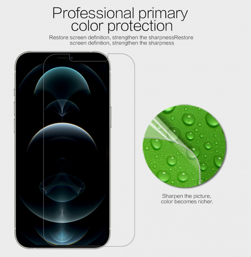 Kính Cường Lực iPhone 12 Pro Hiệu Nillkin 9H+ Pro Chính Hãng được phủ một lớp chống chói vẫn cho ta hình ảnh với độ nét cao so với hình ảnh hiển thị gốc, có khả năng chống trầy chống va đập tốt.