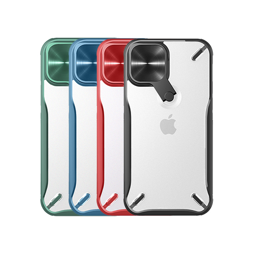 Ốp Lưng iPhone 12 Pro Max Hiệu Nillkin Cyclops Case bằng chất liệu PU Thiết kế thêm phần chống lưng rất tiện lợi và dễ sử dụng, camera sau luôn trong trạng thái an toàn nhờ nắp đậy thông minh