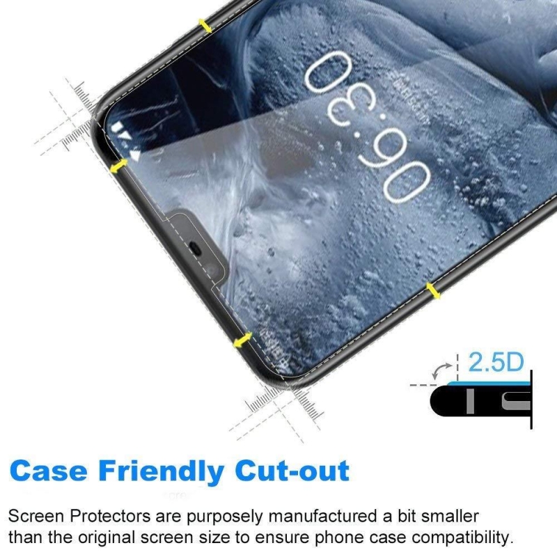 Miếng Dán Kính Cường Lực Nokia X6 Giá Rẻ là dòng cường lực giá thấp để bảo vệ màn hình khỏi trầy xước làm xấu đi vẻ đẹp bên ngoài của máy.