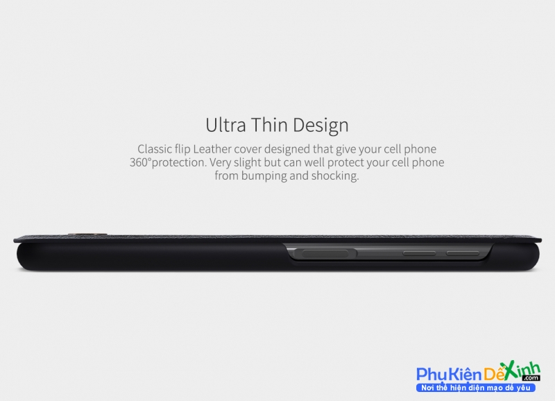  Bao Da Samsung Galaxy A7 2018 Nillkin Qin được làm bằng da và nhựa cao cấp polycarbonate khá mỏng nhưng có độ bền cao, cực kỳ sang trọng khi gắn cho chiếc điện thoại của bạn.