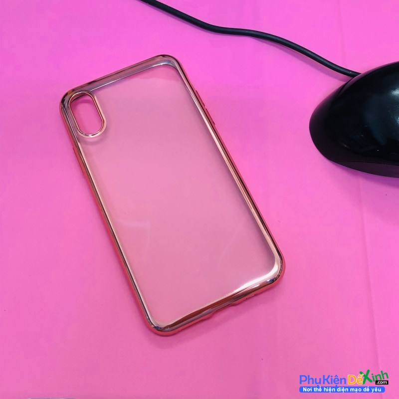 Ốp Lưng Viền Màu iPhone XS Dạng Dẻo Hiệu Benks làm bằng chất liệu nhựa dẻo cao cấp với diện mạo siêu mỏng, gọn nhẹ sẽ là phụ kiện rất tuyệt với cho dế nhé.