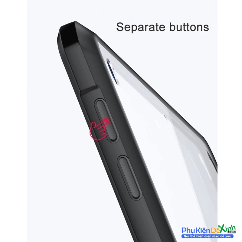 Ốp Lưng Chống Sốc iPad 9.7 Hiệu Xundd Viền Màu Lưng Trong thiết kế viền nhựa TPU mềm, độ đàn hồi cao, tháo lắp và vệ sinh dễ