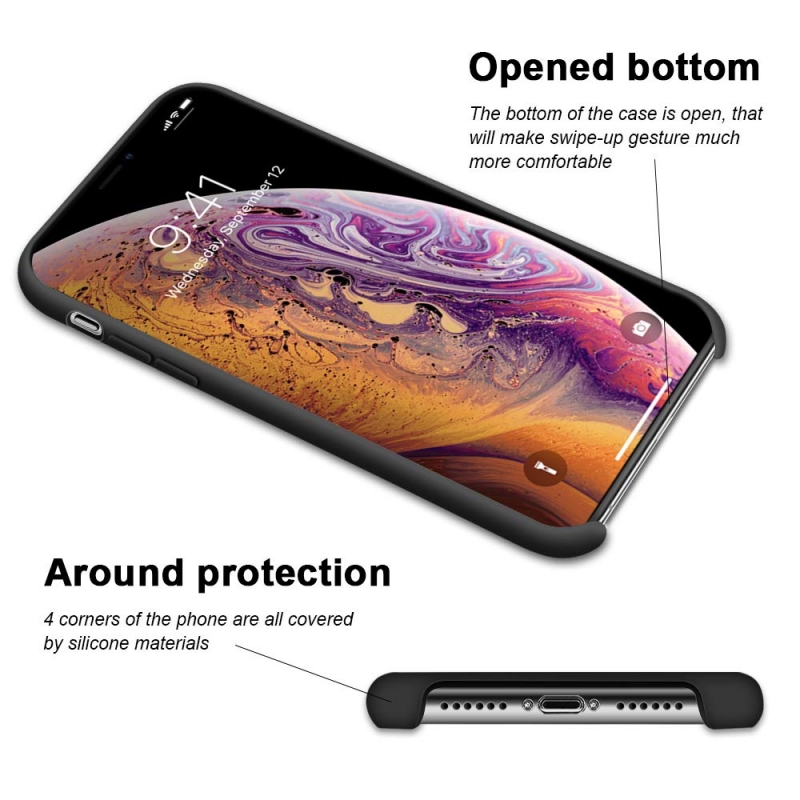 Ốp Lưng iPhone XR Silicon Cover Apple Case Chính Hãng được sử dụng chất liệu nhựa tổng hợp TPU cao cấp có khả năng đàn hồi nên sẽ tránh được tác động của lực.