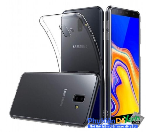 Ốp Lưng Samsung Galaxy J6 Plus 2018 Dẻo Trong Suốt Giá Rẻ chất liệu nhựa dẻo trong suốt cao cấp siêu mỏng. Chất liệu TPU chỉ mỏng 0.3 mm, mềm dẻo, có độ đàn hồi cao, có thể bóp lại, cuộn lại mà không biến dạng.
