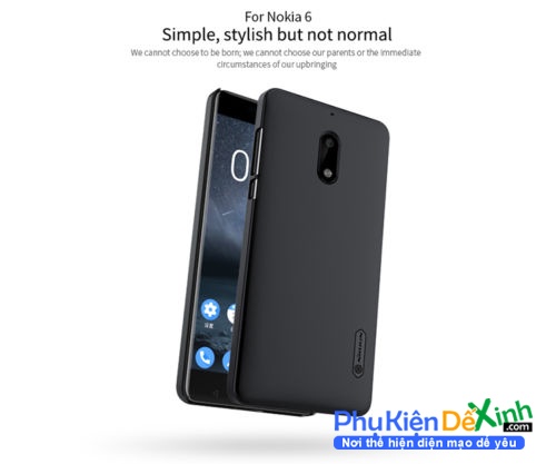 Ốp Lưng Nokia 6 Hiệu Nillkin Chính Hãng được làm bằng nhựa Polycarbonat có khả năng đàn hồi tốt, không bị giòn và khả năng chống trầy xước tốt trong nhưng va chạm.