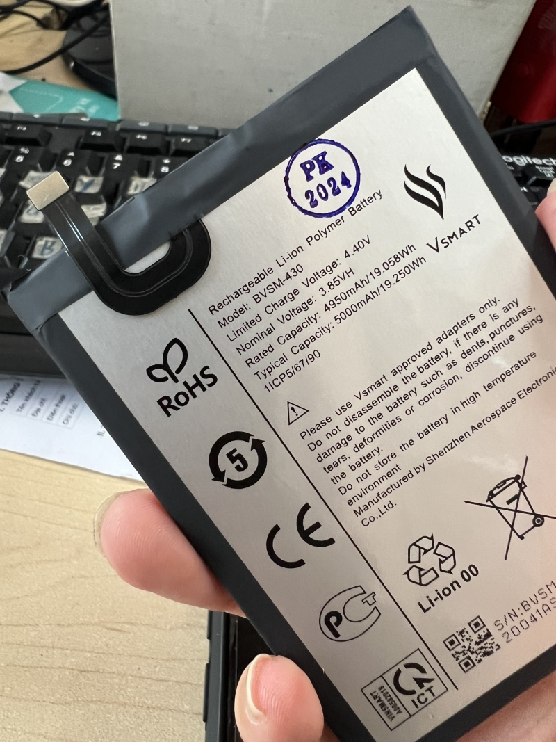 Pin Vsmart Live 4 BVSM-430 Dung Lượng 5000 mAh