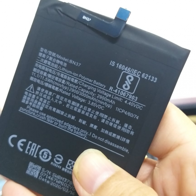 Pin Xiaomi Redmi 6 BN37 2900mAh Chính Hãng Lấy Liền Tại HCM ✅ Pin Được Nhập Chính Hãng ✅ Bảo Hành Lâu 1 Đổi 1 ✅ Giao Hàng Nhanh Toàn Quốc