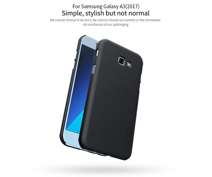 Địa Chỉ Mua Ốp Lưng Samsung Galaxy A3 2017 Hiệu Nillkin Da Sần được làm bằng nhựa Polycarbonat có khả năng đàn hồi tốt, không bị giòn và khả năng chống trầy xước tốt trong nhưng va chạm. 