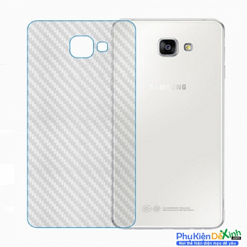 Miếng Dán Mặt Sau Vân Carbon Samsung Galaxy A5 2016 Giá Rẻ chất liệu vân dạng carbon rất độc đáo và sang trọng khả năng dính rất tốt, khó trầy xước ,không bám bụi cầm tay rất thoải mái
