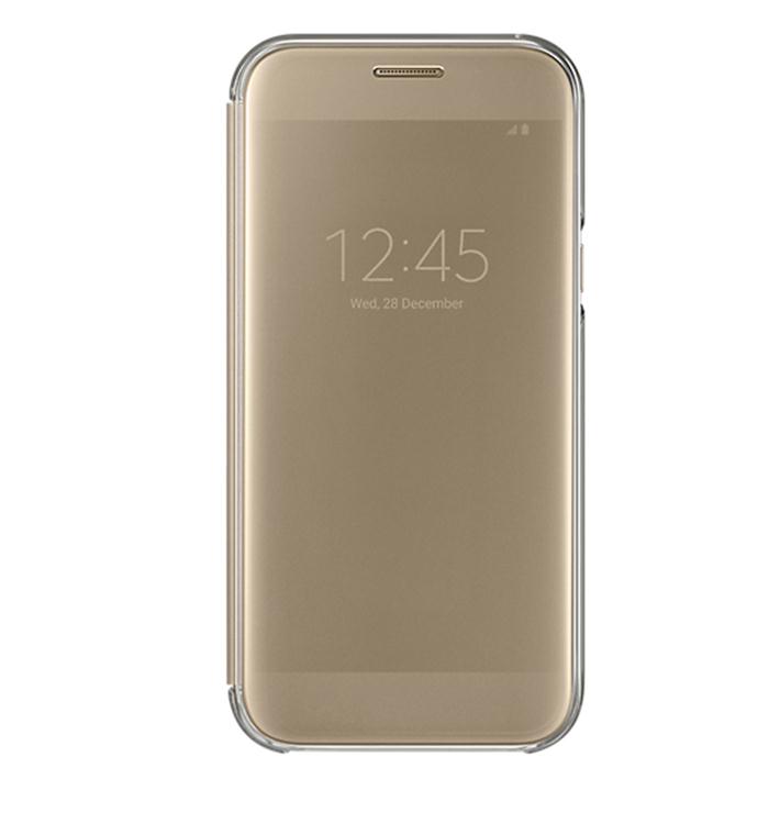 Bao Da Samsung Galaxy A5 2017 Clear View Chính Hãng giúp nhận cuộc gọi trực tiếp trên bề mặt bao da ,khả năng đóng tắt màn hình mà không có một loại bao da nào có được.
