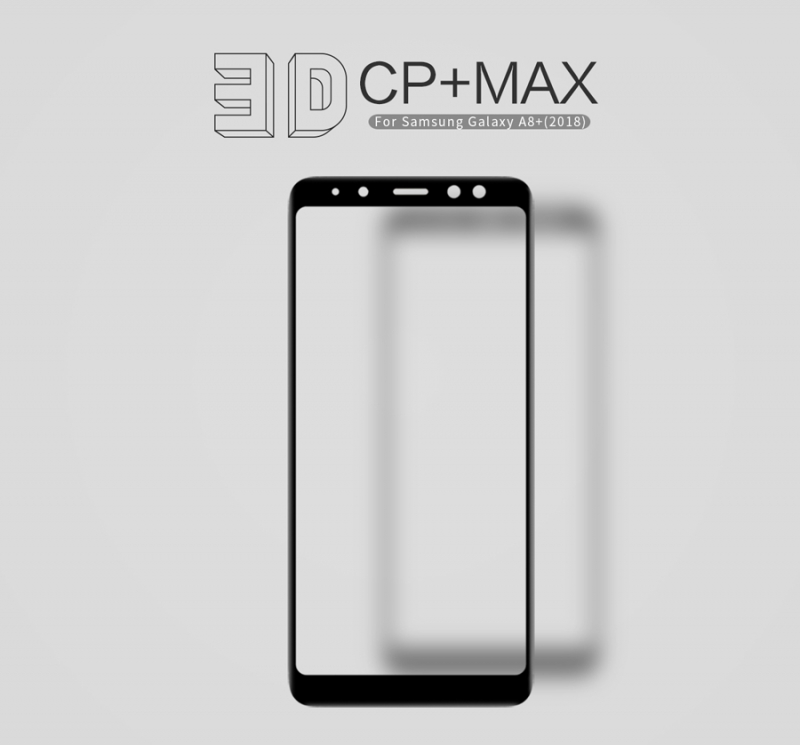 Miếng Dán Kính Cường Lực Full Samsung Galaxy A8 Plus 2018 Hiệu Nillkin 3D CP+ Max có khả năng chống dầu, hạn chế bám vân tay cảm giác lướt cũng nhẹ nhàng hơn, khả năng chịu lực cao