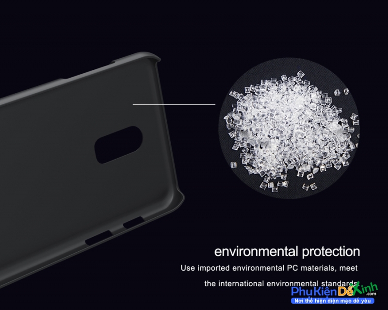 Ốp Lưng Samsung Galaxy C8 Hiệu Nillkin Da Sần được làm bằng nhựa Polycarbonat, có độ đàn hồi tốt, rất bền, da Sần thiết kế các chi tiết đúc chính xác lỗ camera, loa, phím nguồn, phím âm lượng...