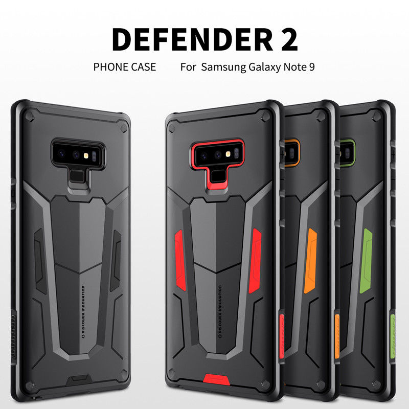 Ốp Lưng Samsung Galaxy Note 9 Chống Sốc Nillkin Defender 2 được thiết kế rất đẹp sang trọng, tạo nên khác biệt lớn cho người sử dụng, viền máy ôm khít vào thân máy giúp máy gia cố chắc chắn phần thân