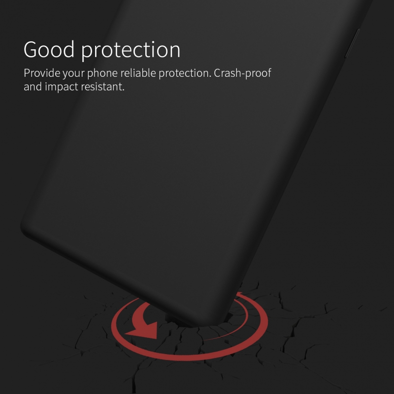 Ốp Lưng Samsung Galaxy Note 10 Plus Dạng Silicon Hiệu Nillkin Flex Chính Hãng được làm bằng chất liệu silicon cao cấp có độ đàn hồi tốt chống va đạp và bụi bẩm tốt, lớp silicon mịn cầm rất thoải mái.