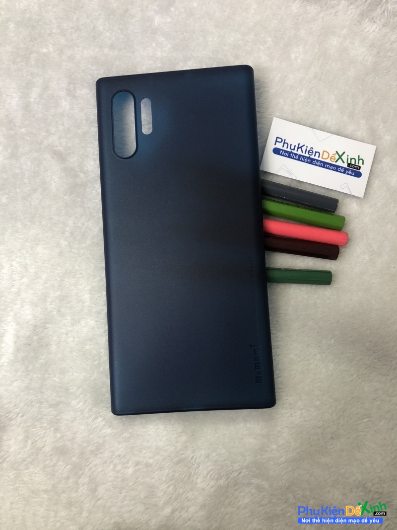 Ốp Lưng Samsung Galaxy Note 10 Plus Dạng Nhám Cao Cấp Hiệu MeMuMi được làm bằng nhựa nhám và mỏng có độ đàn hồi tốt, nhiều màu sắc mặt khác có khả năng chống trầy cầm nhẹ tay chắc chắn.