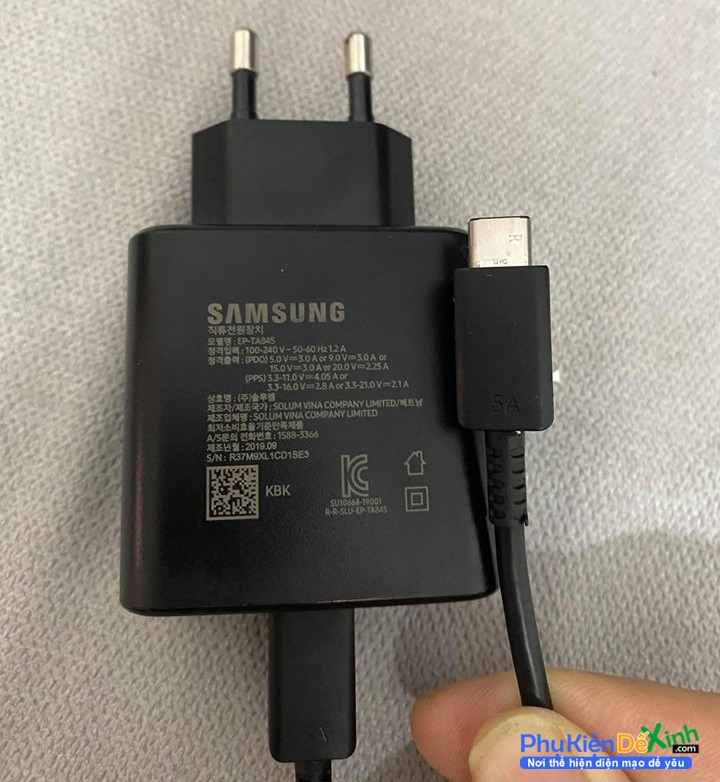 Bộ Cóc Sạc Cáp Samsung Galaxy S20 Chính Hãng Samsung Được Nhập Tại Hãng Samsung Với Chất Liệu Tốt Đẹp Sang Trọng
