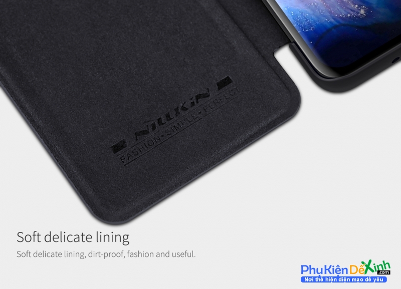 Bao Da Samsung Galaxy S20 Ultra Hiệu Nillkin Qin Chính Hãng được làm bằng da và nhựa cao cấp polycarbonate khá mỏng nhưng có độ bền cao, cực kỳ sang trọng khi gắn cho chiếc điện thoại của bạn.