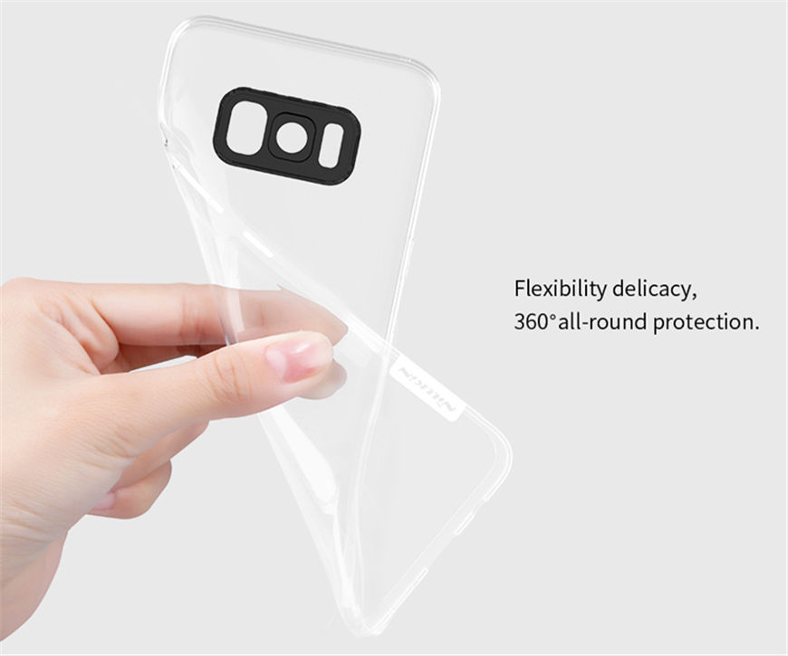 Ốp Lưng Samsung Galaxy S8 Dẻo Trong Suốt Hiệu Nillkin Sang Trọng