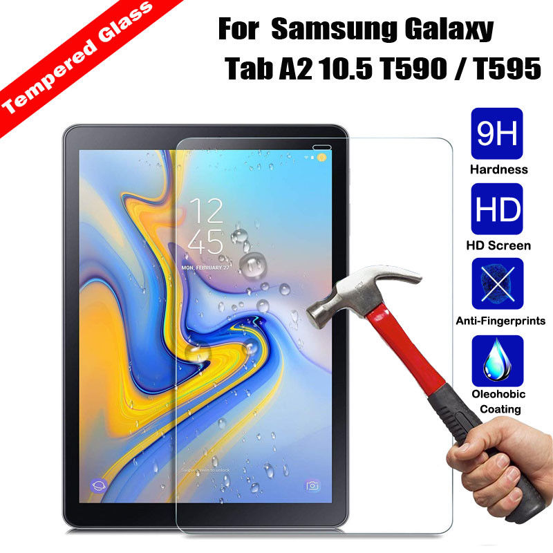 Miếng Dán Kính Cường Lực Samsung Galaxy Tab A 10.5 2018 T595 Glass mang thương hiệu Glass giúp bạn bảo vệ cho máy tính bảng của mình không trầy xước, hạn chế bám vân tay, chịu lực tốt