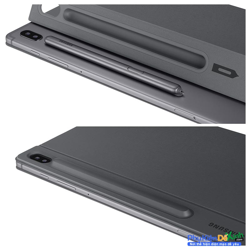 Bao Da Samsung Galaxy Tab S6 Book Cover EF-BT860P Chính Hãng sử dụng chất liệu PU kết hợp da simili cao cấp giúp bảo vệ, chống trầy xước, bụi bẩn cho chiếc tab S6