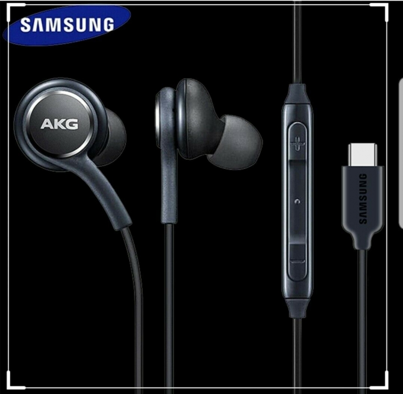 Tai Nghe Samsung Galaxy S20 S20 Plus S20 Ultra AKG Chính Hãng GH59-15252A Chân cắm Type C Chất lượng âm thanh đỉnh cao dây dù chống rối cực bền, cộng thêm núm tai nghe chống ồn